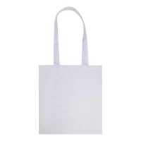 bavlněná nákupní taška bílá s potiskem loga