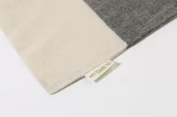 bavlněná nákupní taška černá s potiskem loga - foto 2