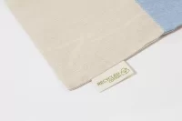 bavlněná nákupní taška modrá s potiskem loga - foto 3