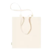 bavlněná nákupní taška přírodní s potiskem loga - foto 3