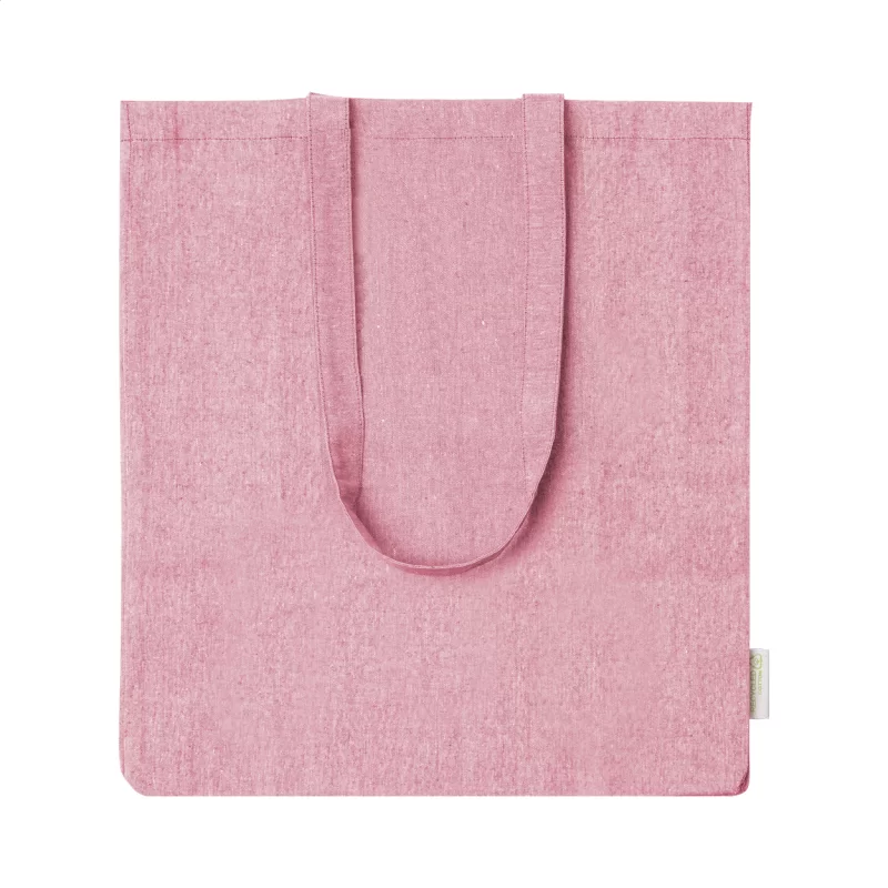 bavlněná nákupní taška růžová — reklamní předmět s vlastním potiskem bavlněná nákupní taška růžová s potiskem loga