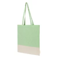 bavlněná nákupní taška zelená s potiskem loga - foto 6