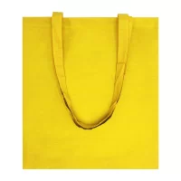bavlněná nákupní taška žlutá s potiskem loga - foto 2