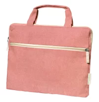 bavlněná taška na dokumenty červená s potiskem loga - foto 2