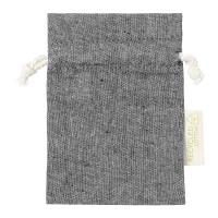 bavlněný dárkový pytlík černá s potiskem loga