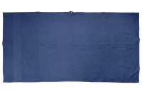 bavlněný froté ručník - 70×140 cm tmavě modrá s potiskem loga - foto 2