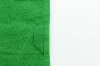 bavlněný froté ručník - 70×140 cm zelená s potiskem loga - foto 3