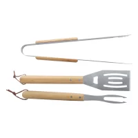 BBQ sada přírodní s potiskem loga - foto 4