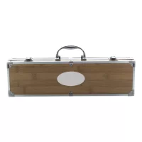 BBQ sada přírodní s potiskem loga - foto 6