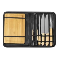 BBQ set přírodní s potiskem loga - foto 2