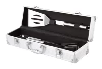 BBQ set stříbrná s potiskem loga