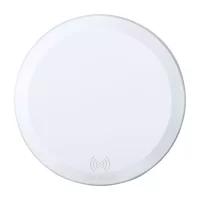 bezdrátová nabíječka bílá s potiskem loga