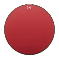 bezdrátová nabíječka červená s potiskem loga - foto 3