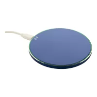 bezdrátová nabíječka modrá s potiskem loga - foto 5