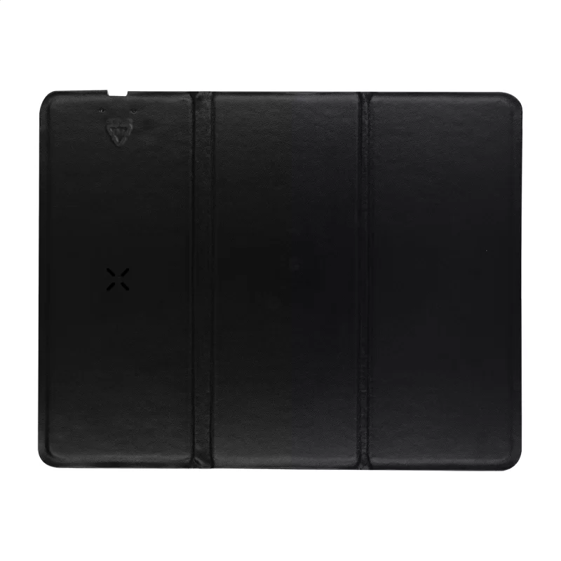 bezdrátová nabíječka pod myš černá s potiskem loga