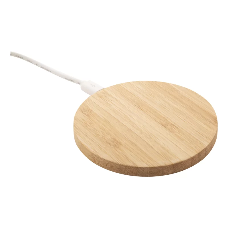 bezdrátová nabíječka přírodní — reklamní předmět s vlastním potiskem bezdrátová nabíječka přírodní s potiskem loga