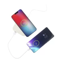 bezdrátová nabíječka přírodní s potiskem loga - foto 3