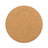 bezdrátová nabíječka přírodní s potiskem loga - foto 3