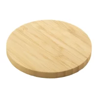 bezdrátová nabíječka přírodní s potiskem loga - foto 2