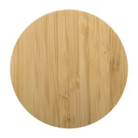 bezdrátová nabíječka přírodní s potiskem loga - foto 3