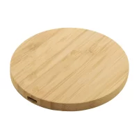 bezdrátová nabíječka přírodní s potiskem loga - foto 7