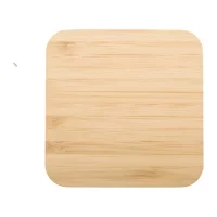 bezdrátová nabíječka přírodní s potiskem loga - foto 4