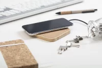 bezdrátová nabíječka přírodní s potiskem loga - foto 7