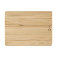 bezdrátová nabíječka přírodní s potiskem loga - foto 2