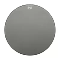 bezdrátová nabíječka stříbrná s potiskem loga - foto 3