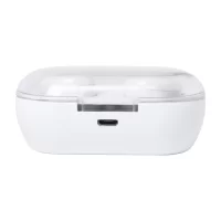 bezdrátová sluchátka bílá s potiskem loga - foto 8