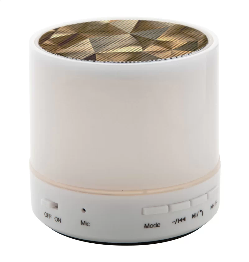 bezdrátový reproduktor bílá s potiskem loga - foto 6