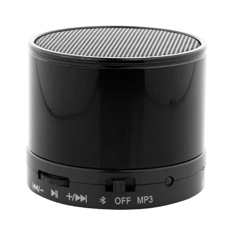 bezdrátový reproduktor černá — reklamní předmět s vlastním potiskem bezdrátový reproduktor černá s potiskem loga