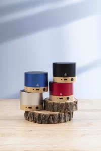 bezdrátový reproduktor červená s potiskem loga - foto 6