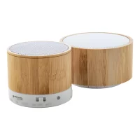 bezdrátový reproduktor přírodní s potiskem loga - foto 3