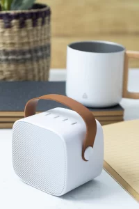 Bezdrátový reproduktor RABS bílá s potiskem loga - foto 4