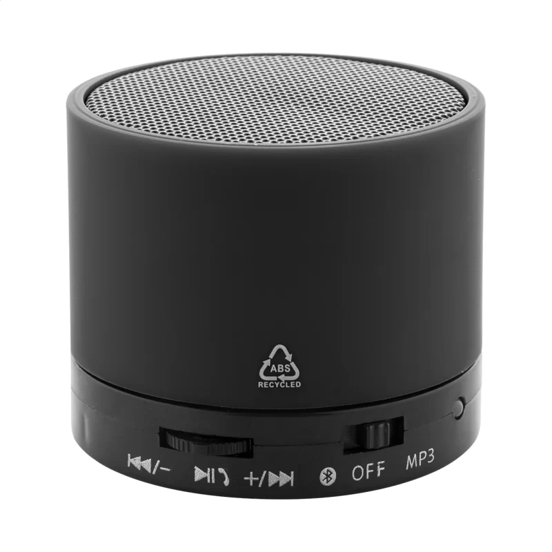 bezdrátový reproduktor RABS černá s potiskem loga
