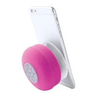 bezdrátový reproduktor růžová s potiskem loga - foto 3