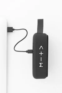 bezdrátový reproduktor šedá s potiskem loga - foto 6