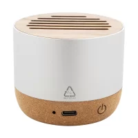 bezdrátový reproduktor stříbrná s potiskem loga - foto 2