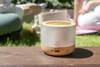 bezdrátový reproduktor stříbrná s potiskem loga - foto 4