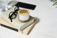 bezdrátový reproduktor stříbrná s potiskem loga - foto 6