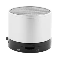 bezdrátový reproduktor stříbrná s potiskem loga - foto 5