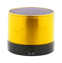 bezdrátový reproduktor žlutá s potiskem loga - foto 5