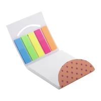 bloček s samolepícími lístky na zakázku bílá s potiskem loga - foto 3