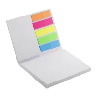 bloček s samolepícími lístky na zakázku bílá s potiskem loga - foto 2