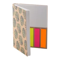 bloček se samolepícími lístky na zakázku přírodní s potiskem loga - foto 4