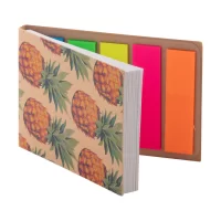 bloček se samolepícími lístky na zakázku přírodní s potiskem loga - foto 4