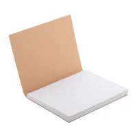 bloček se samolepícími lístky na zakázku přírodní s potiskem loga - foto 2