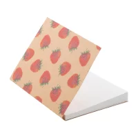 bloček se samolepícími lístky na zakázku přírodní s potiskem loga - foto 6