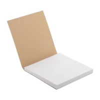 bloček se samolepícími lístky na zakázku přírodní s potiskem loga - foto 2